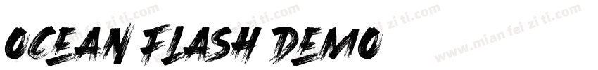 Ocean flash demo字体转换